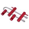 YWJLQH Premium Climbing Gear Set with Descender Device, Red view 3