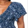 Angie Women's Printed Short Sleeve Smocked Tiered Dress view 3