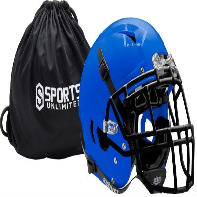 Schutt Vengeance A11 Youth Football Helmet with unattached Facemask and Sports Unlimited Helmet Bag
