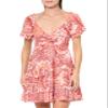 Angie Women's Tiered Skirt Short Sleeve Dress view 1