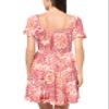 Angie Women's Tiered Skirt Short Sleeve Dress view 3