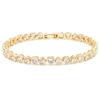 Lavencious Elegant 7" Tennis Bracelet Adorned with Sparkling Heart-Shaped AAA Cubic Zirconia for Women (Gold) view 1