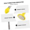 BESPORTBLE 2pcs Magnetic Stick Golf Trainer Swing Aim Accessory for Club Alignment Rod and Practice view 2