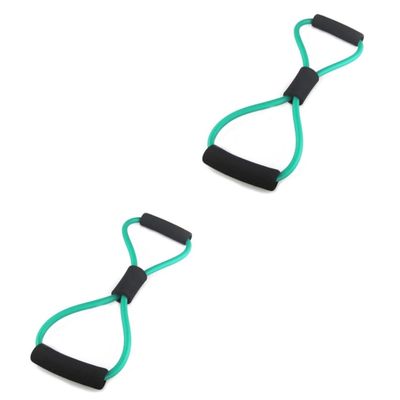 POPETPOP 2pcs Chest Expander Bands Spring Resistance for Exercise Yoga Straps Shape Handles for Men Women Home Office