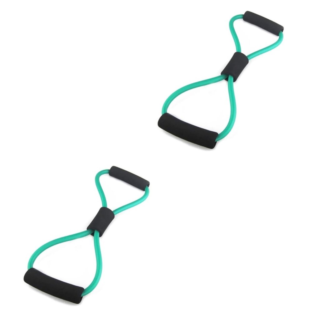 POPETPOP 2pcs Chest Expander Bands Spring Resistance for Exercise Yoga Straps Shape Handles for Men Women Home Office