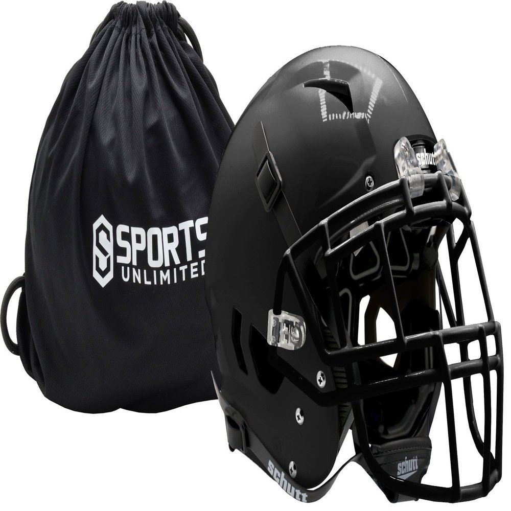 Schutt Vengeance A11 Youth Football Helmet with unattached Facemask and Sports Unlimited Helmet Bag