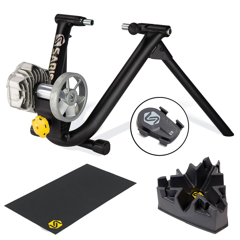 Saris Fluid2 Smart Equipped Indoor Bike Trainer, Includes Speed Sensor, Made in The USA