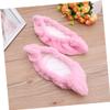 BESPORTBLE 3pcs Elastic Figure Skate Soakers Pink Hockey Skate Guards for Youth Ice Skating Tights Covers view 2