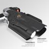 OWB Quick Release Paddle Holster fits Stoeger STR-9 F w/TLR-1 HL (Right-Hand Draw, Black) view 2