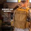 Marsupial Gear Every Day Backpack  Multi-Purpose with Laptop Sleeve, Stretch Pockets & Mesh Comfort for Travel & Work, Coyote Brown view 3