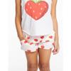Chaser Girls' Strawberry Heart Shorts (Toodler/Little Kids), Pinky view 1