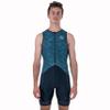 SLS3 Triathlon Suits Mens - Premium Trisuit Triathlon Men - Sleeveless, Quick Drying Tri Kit with Large Back Pocket (Navy Fractal, X-Large) view 2