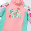 ABAFIP Kids Boys Girls Modest Swimsuit Long Sleeve Swimwear Full Cover Zipper One Piece Bathing Suit Light Pink 7-8 Years view 3