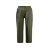 Cotton Linen Capri Pants for Women Casual 2024 Summer Straight Leg Pant Loose Cropped Trousers with Pockets Womens Straight Leg Pants Army Green S view 3