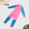 ABAFIP Kids Boys Girls Modest Swimsuit Long Sleeve Swimwear Full Cover Zipper One Piece Bathing Suit Peach 3-4T view 4