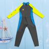 ABAFIP Kids Boys Girls Modest Swimsuit Long Sleeve Swimwear Full Cover Zipper One Piece Bathing Suit Dark Gray 3-4T view 3