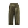 Cotton Linen Capri Pants for Women Casual 2026 Summer Straight Leg Pant Loose Cropped Trousers with Pockets Wide Leg Trousers Women Army Green 2X view 3