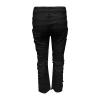 Mens Stacked Slim Fit Ripped Pants Skinny Stretch Distressed Straight Destroyed Fashion Streetwear Hip Hop Trousers Black view 4