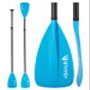 Abahub 4-Piece SUP Paddle/Kayak Oar, Adjustable Stand up Paddleboard Paddles, Lightweight Aluminum Alloy PU Coated Shaft Blue Plastic Blade view 1