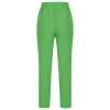 Womens Cotton Linen Pants Casual Drawstring Elastic High Waist Straight Leg Pants Loose Comfy Trousers with Pockets Wide Legged Pants for Women Green 2X view 3