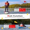 Abahub 4-Piece SUP Paddle/Kayak Oar, Adjustable Stand up Paddleboard Paddles, Lightweight Aluminum Alloy PU Coated Shaft Yellow Plastic Blade view 2