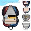 AEZODI Couple Dragon Ice Fire Backpack for Kids Lightweight Travel Schoolbags with Lunch Box Set view 4