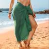 Eicolorte Cover Up Skirt Open Front Swimsuit Wrap Cover Ups Summer Beach Skirts With Slit For Women view 3
