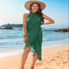 Eicolorte Cover Up Skirt Open Front Swimsuit Wrap Cover Ups Summer Beach Skirts With Slit For Women view 4