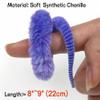 KTGCOZS Pack of 10 Fly Tying Mangum Dragon Tails Snake Wiggle Tail Fly Chenille Materials 10 Colors view 2