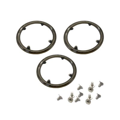 TTBellok 3 Pcs Black Bike Chain Guards, Plastic Bicycle Sprocket Protective Cover for Road Bikes Mountain Bikes Chainwheel Protector