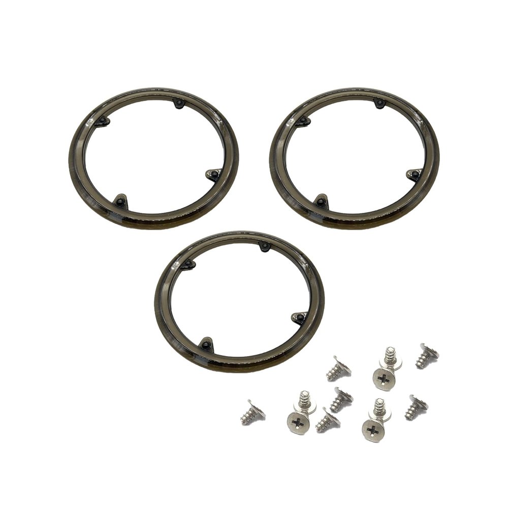 TTBellok 3 Pcs Black Bike Chain Guards, Plastic Bicycle Sprocket Protective Cover for Road Bikes Mountain Bikes Chainwheel Protector