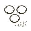 TTBellok 3 Pcs Black Bike Chain Guards, Plastic Bicycle Sprocket Protective Cover for Road Bikes Mountain Bikes Chainwheel Protector view 1