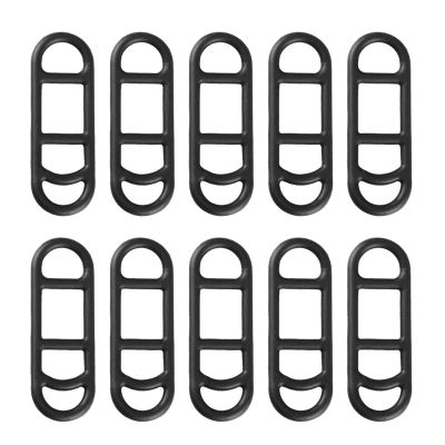 Yoetaun 10 Pcs Bike Light Silicone Mount Bands Bicycles Light Fixing Straps Adjustable Elastic Strap for Flashlights Light Bike Silicone Mount Bands Handlebar Accessories