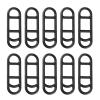 Yoetaun 10 Pcs Bike Light Silicone Mount Bands Bicycles Light Fixing Straps Adjustable Elastic Strap for Flashlights Light Bike Silicone Mount Bands Handlebar Accessories view 1
