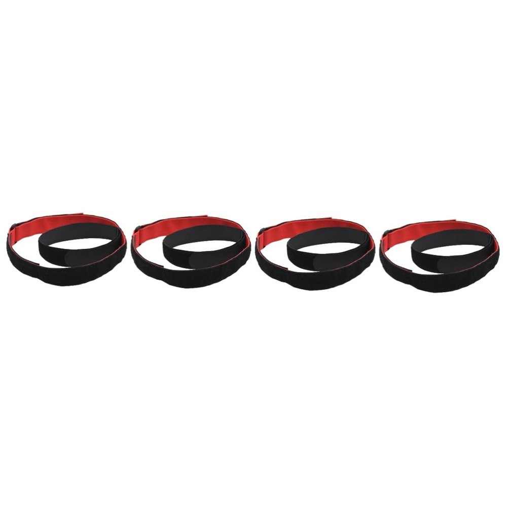 GLEAVI 4pcs Bicycle Wheel Strap Fastening Wheel Strap for Snowboard Luggage Hoses