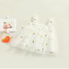 Baby Girls Tutu Dress Summer Sleeveless Backless Princess Birthday Party Dresses Floral Fruit Tulle Sundress 1-4Y (White Pineapple, 3-4 Years) view 3