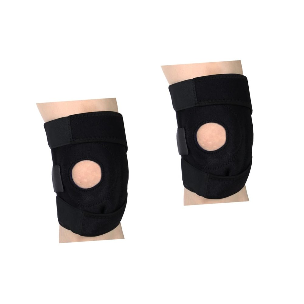 FOMIYES 2pcs Knee Support Sleeve for Running and Hiking Open Patella Design for Stability and Injury Prevention for Outdoor Sports and Activities Comfortable and Easy to Use