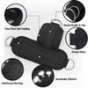 Anemeeoke Fitness Ankle Straps for Cable Machine, Kickbacks Glute Workouts, Lower Body Exercises, Adjustable Leg Straps with Neoprene Padding Men Women(Black) view 3