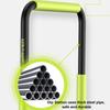 Dip Station, Multifunction Adjustable Dip Stand, Dip Bar 440LBS Loading Capacity, Heavy Duty Parallel Bars for Home Workout, Calisthenics, Strength Training, 60x50x96cm, Green view 3