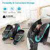 AODI Under Desk Elliptical Machine, Leg Exerciser for Seniors Adults, Adjustable Speeds Elliptical Trainer with Remote, Quiet & Portable Mini Seated Pedal Exerciser for Home Office Use view 2