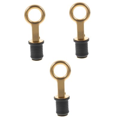 BESPORTBLE 3pcs Snap Handle Drain Professional Drain for Kayaks Canoes and Boats Easy Installation Scupper for Water Drainage