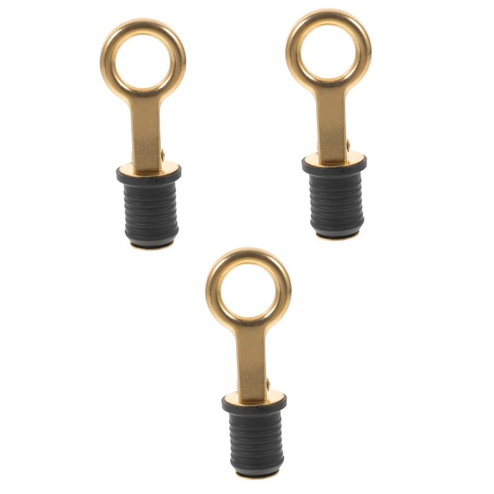 BESPORTBLE 3pcs Snap Handle Drain Professional Drain for Kayaks Canoes and Boats Easy Installation Scupper for Water Drainage