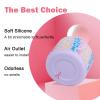 WK IEASON 2Pcs Silicone Boot for Owala Water Bottle, Protective Flask Bottom Cover Base for Owala FreeSip Twist and Flip Flask Water Bottle Accessories-3.35inch Bottom Diameter view 3