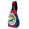 Belize Flag Printed Crossbody Small Sling Backpack Sling Bag Chest Bags Daypack for Travel Sport, 38x20cm view 1