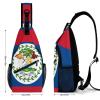 Belize Flag Printed Crossbody Small Sling Backpack Sling Bag Chest Bags Daypack for Travel Sport, 38x20cm view 2