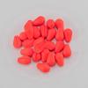 TopHomer 30 Packs Fishing Bobbers Floats Set EVA with Line Sleeve Eye-Catching Color Wave Resistant for Night Fishing Easy to Identity (Red) view 4