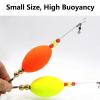 TopHomer Soft Foam Fishing Floats with Swivels for Saltwater Dishing Line, Crappie Panfish Walleyes Trout Fishing Accessories Easy to Install (Bullet Orange) view 4