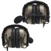 Renastar 7.0 mm Earmuffs Headphone NRR 26dB Noise Reduction Sound Pickup Hearing Protection Tactical Headset Earpro Ear Pro for Airsoft Shooting Comms(TP-120 U-174 Connector,Military Wiring,Tan) view 3