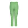 GOKKILRW Womens Linen Casual Cropped Pants Elastic Waisted Wide Leg Drawstring Lounge Loose Fit Lightweight Beach Capri Pants Summer Quick Dry Solid Hiking Yoga Capris A-Green view 4