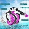 Greatever Full Face Snorkel Mask, Snorkeling Gear for Adults with Latest Dry Top Breathing System and Detachable Camera Mount, Snorkel Mask Adult, Snorkels Anti-Fog & Anti-Leak view 2
